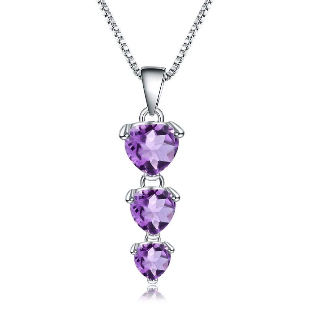 Natural Amethyst Gemstone Pendant.